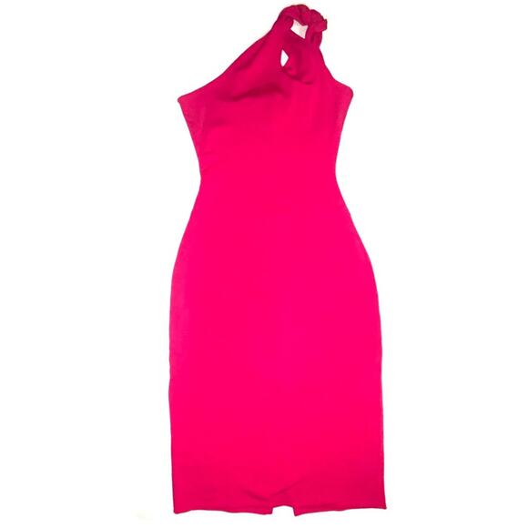 Cushnie One Shoulder Dress sz 2 - Picture 3 of 10